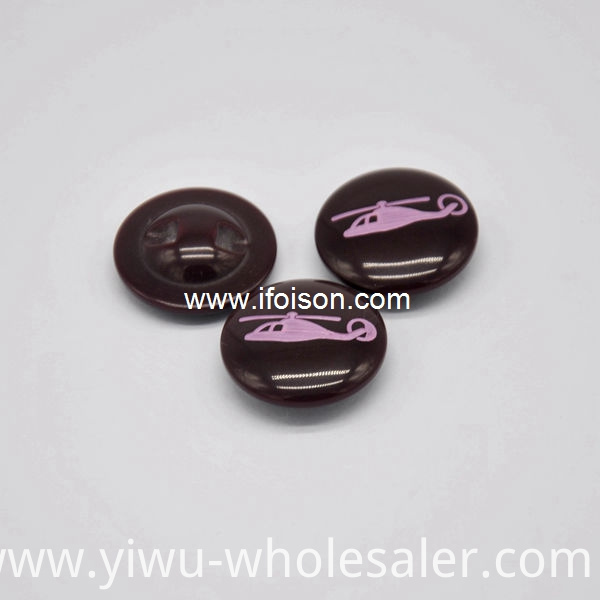 Polyester Shank Button With Laser Logo
